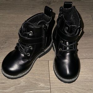Black Toddler 8  Boots
